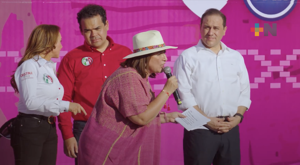 Xóchitl Gálvez anunció proyectos de reciclaje favorables al Medio Ambiente